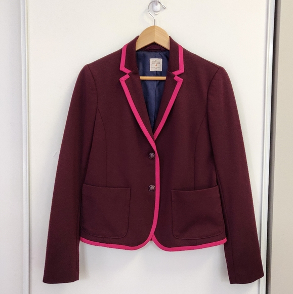 GAP Jackets & Blazers - 💫HP💫 GAP The Academy Blazer Preppy Maroon Jacket